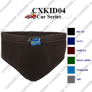 CXBKid04 - Clothdex Kid's Brief Car Series